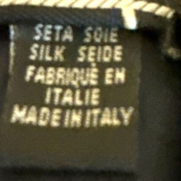 Vintage Burberry 100% Silk Made In Italy Men's Black Nova‎ Check Neck Tie Retro - Picture 6 of 6